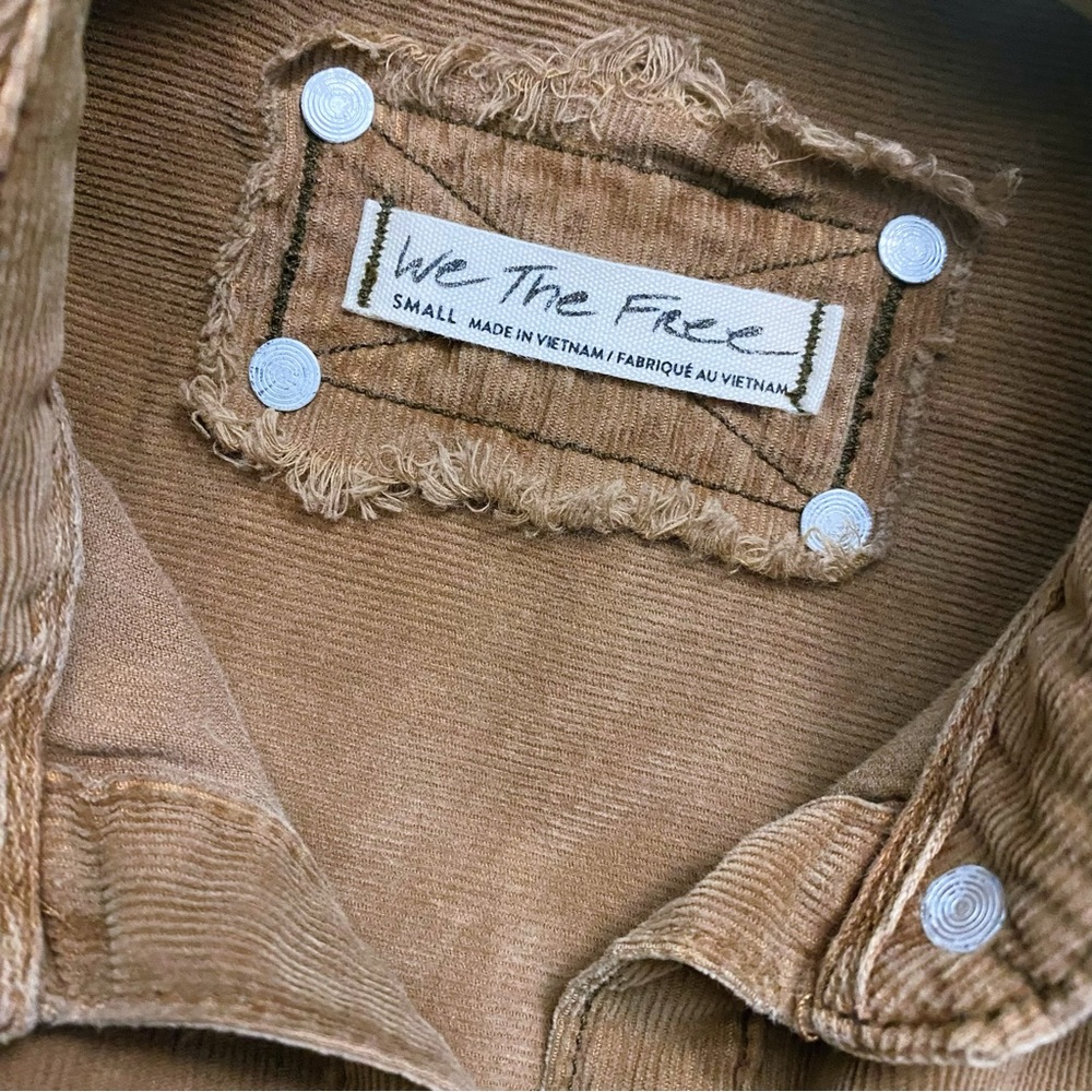 Free People Baby Cord Button-Down Jacket - Picture 7 of 11